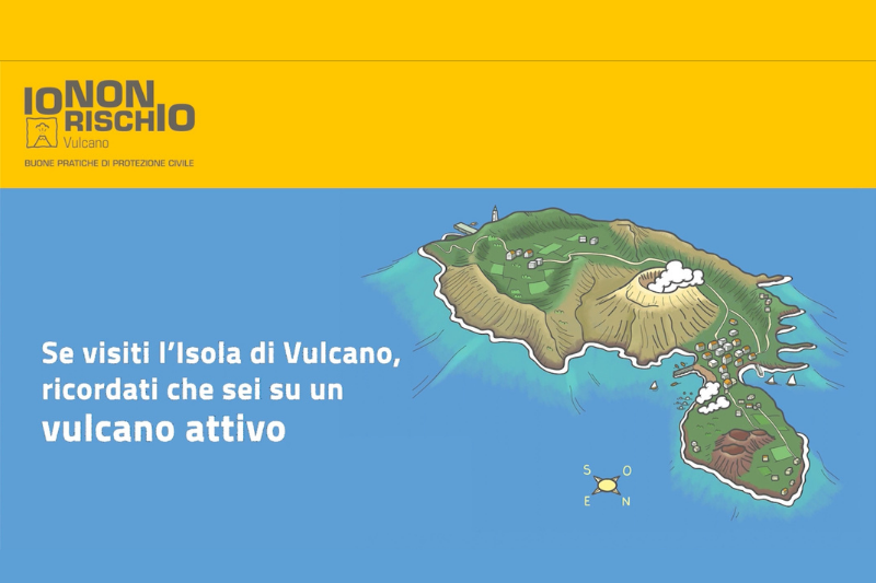 Io non rischio - Buone pratiche di protezione civile
Vulcano

Se visiti l'isola di Vulcano, ricordati che sei su un vulcano attivo.