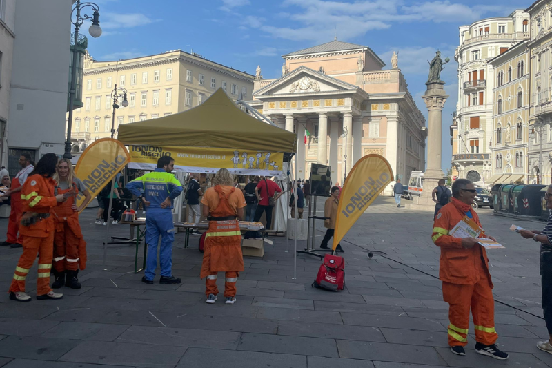 Piazza Io non rischio alla Barcolana di Trieste